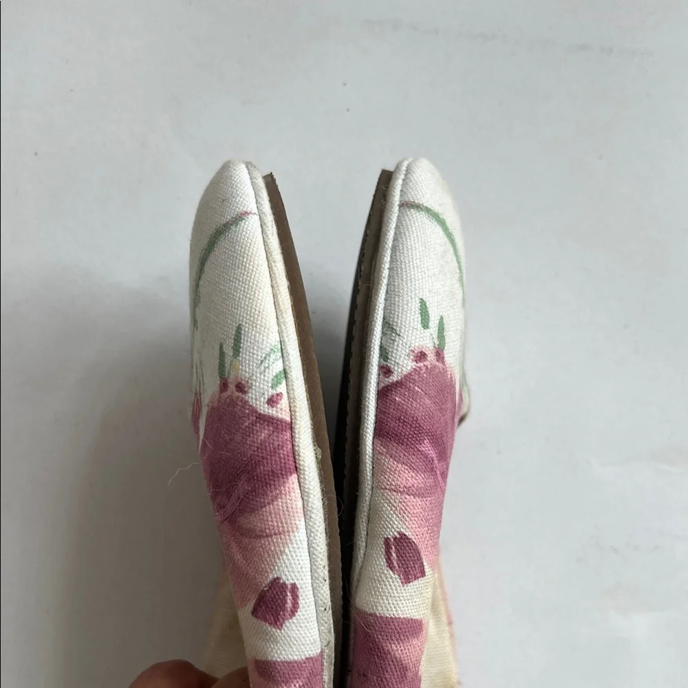 Diesel Floral plum and white Flats with box - Picture 8 of 12
